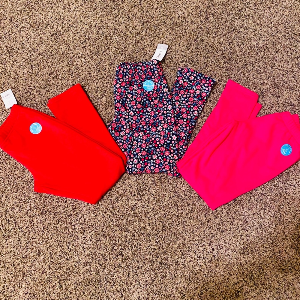 New Carter’s lined leggings lot